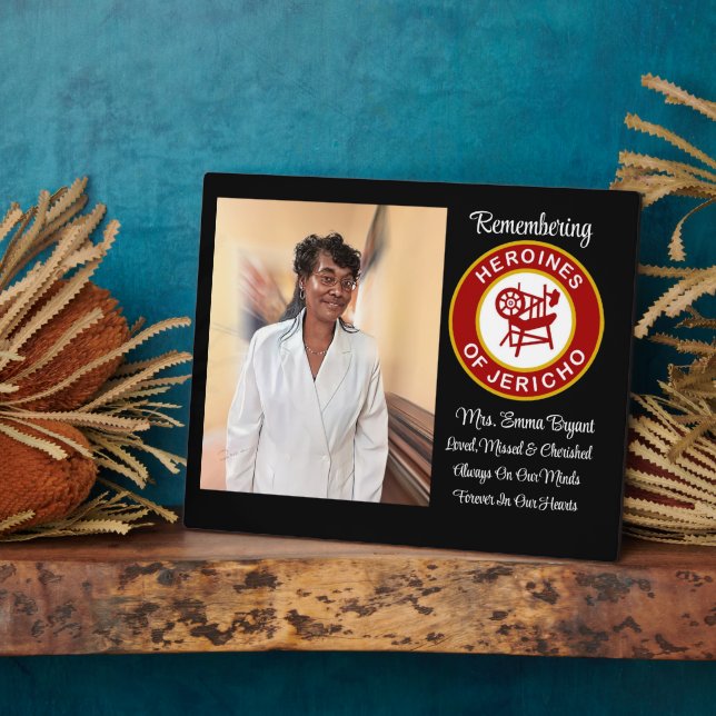 HOJ Loved, Missed & Cherished  Memorial Plaque (Side)