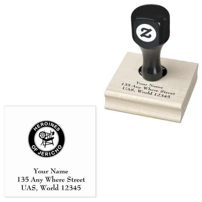 HOJ Personalized  Rubber Stamp (Stamped)