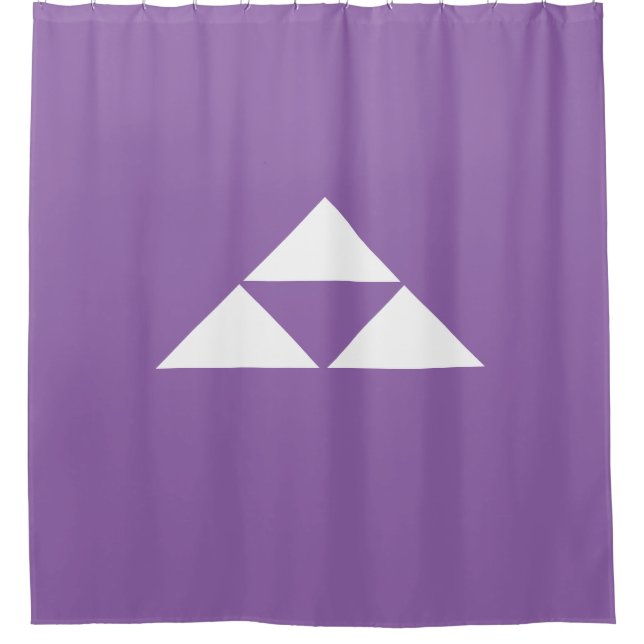 Hojo scales shower curtain (Front)