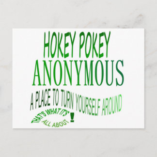 Hokey Pokey Anonymous Postcard
