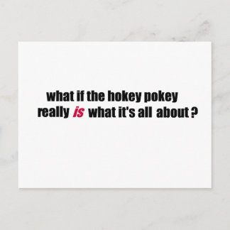 Hokey pokey postcard