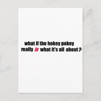 Hokey pokey postcard