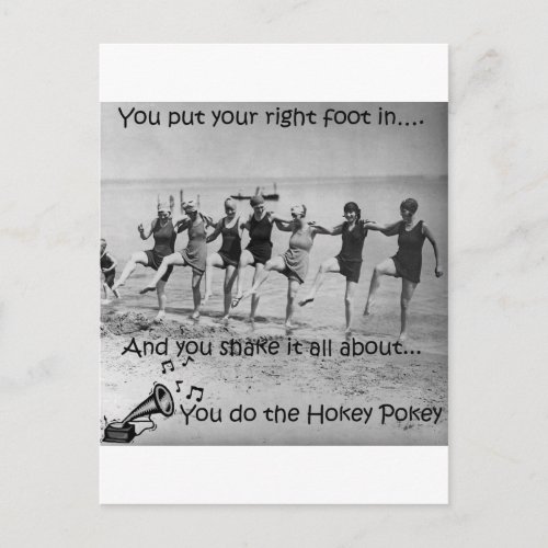 Hokey Pokey Postcard
