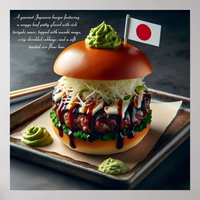 Hokkaido Harmony Burger Indulgence Poster (Front)