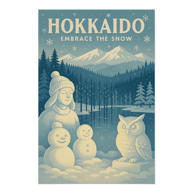 Hokkaido – Winter Wonderland Poster (Front)