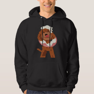 Hoku The Poodle  Donut Lover Hoodie
