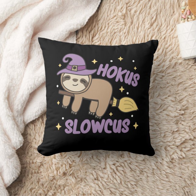 Hokus Slowcus - Fault Witch Halloween Costume Thro Throw Pillow (Blanket)