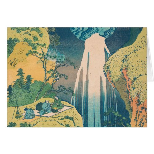 Hokusai Amida Falls Japan Waterfall 