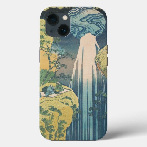 Hokusai Amida Falls Japan Waterfall  iPhone 13 Case