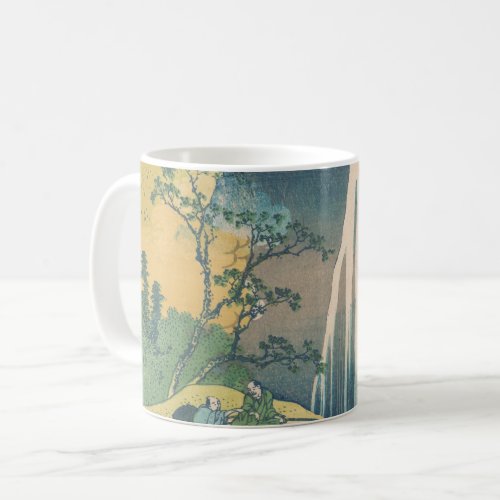 Hokusai Amida Falls Japan Waterfall  Coffee Mug