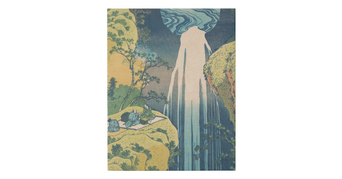 Hokusai - The Amida Falls in the Far Reaches of the Kisokaidō Road Poster