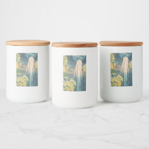 Hokusai Amida Falls Japan Waterfall Food Label