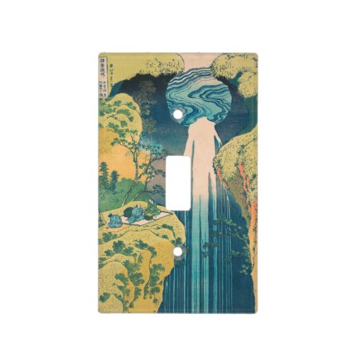 Hokusai Amida Falls Japan Waterfall  Light Switch Cover