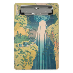 Hokusai Amida Falls Japan Waterfall Mini Clipboard