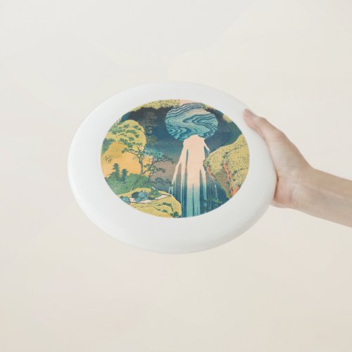 Hokusai Amida Falls Japan Waterfall  Wham_O Frisbee