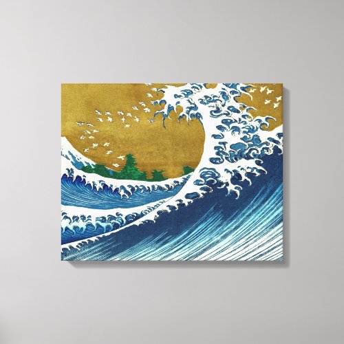 Hokusai Big Wave Japan Japanese Art Canvas Print