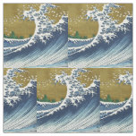 Hokusai Big Wave Japan Japanese Art Fabric