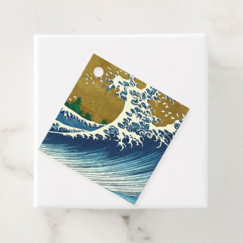 Hokusai Big Wave Japan Japanese Art Favor Tags