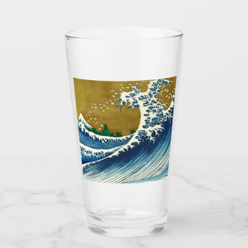 Hokusai Big Wave Japan Japanese Art Glass