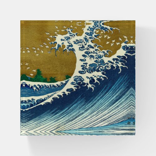 Hokusai Big Wave Japan Japanese Art Paperweight
