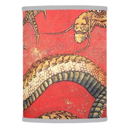 Hokusai Dragon Japanese Vintage Katsushika Hokusai Lamp Shade