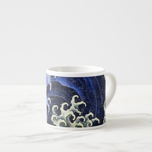 Hokusai Feminine Wave Japanese Vintage Fine Art Espresso Cup