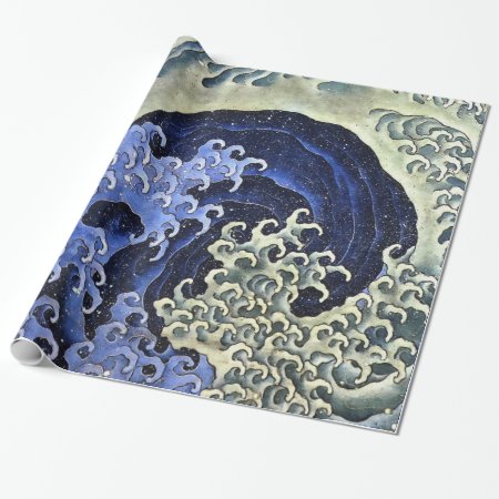 Hokusai Feminine Wave Japanese Vintage Fine Art Wrapping Paper