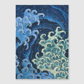 Hokusai Feminine Wave Vintage Ocean  (Front)