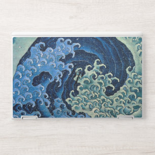 Hokusai Feminine Wave Vintage Ocean HP Laptop Skin