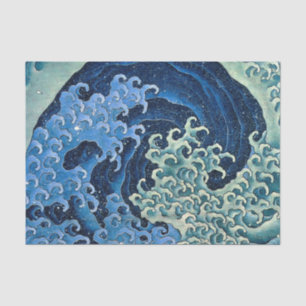 Hokusai Feminine Wave Vintage Ocean Tissue Paper