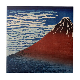 Hokusai - Fine Wind, Clear Morning Ceramic Tile