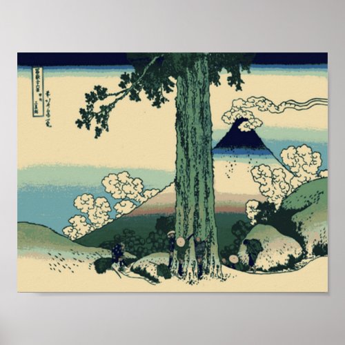 Hokusai Fugaku Poster