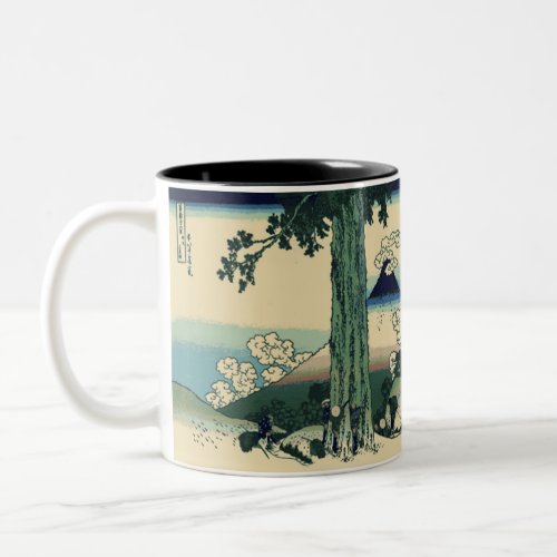 Hokusai Fugaku Two-Tone Coffee Mug