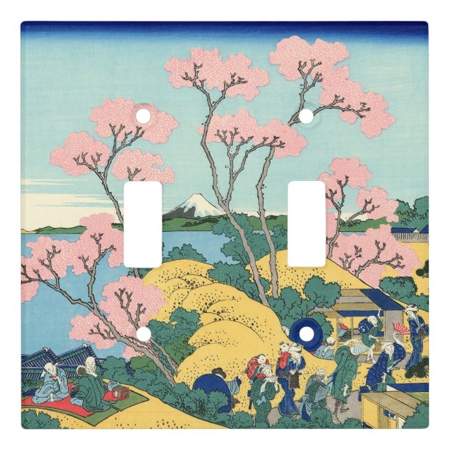 Hokusai Fuji from Gotenyama on the Tōkaidō    Light Switch Cover (Front)