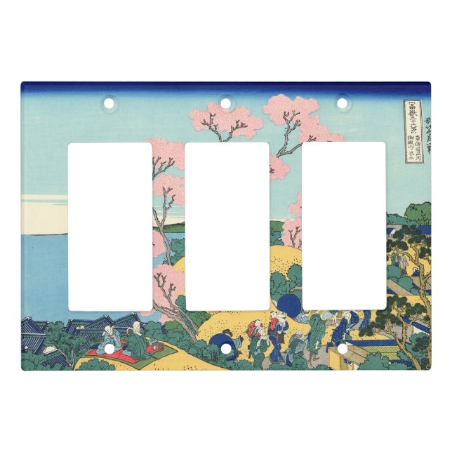 Hokusai Fuji from Gotenyama on the Tōkaidō    Light Switch Cover (Front)