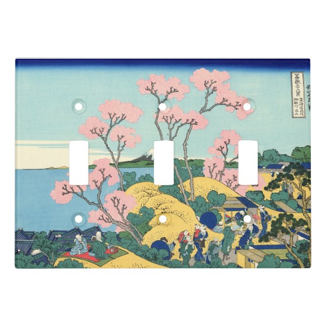 Hokusai Fuji from Gotenyama on the Tōkaidō    Light Switch Cover (Front)