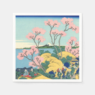 Hokusai Fuji from Gotenyama on the Tōkaidō Napkins