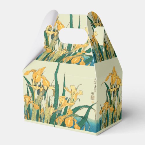 Hokusai grasshopper and iris Japan Favor Boxes