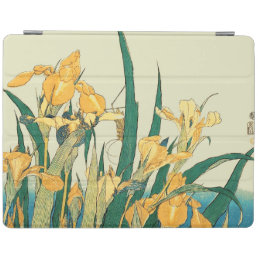 Hokusai grasshopper and iris Japan iPad Smart Cover