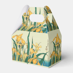 Hokusai Grasshopper Iris Vintage Print: Japanese Favor Boxes