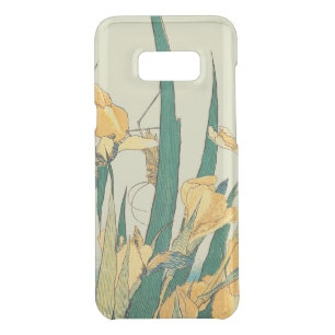 Hokusai Grasshopper Iris Vintage Print: Japanese Uncommon Samsung Galaxy S8+ Case