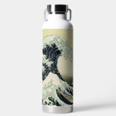 Great Wave Kanagawa Japanese Painting Stainless Steel Water Bottle