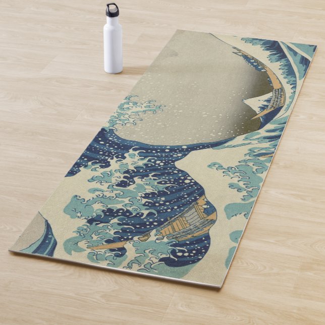 Hokusai Great Wave off Kanagawa GalleryHD Fine Art Yoga Mat (In Situ)