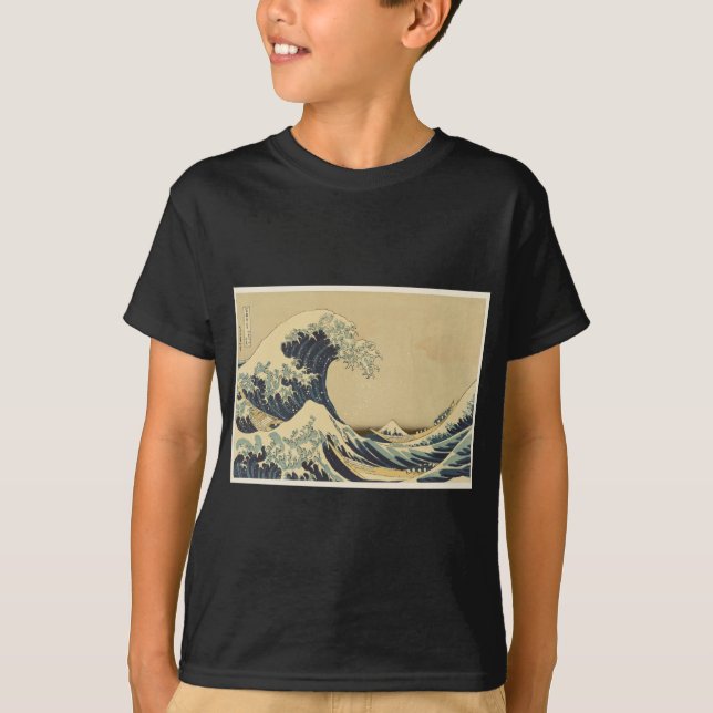 Hokusai Great Wave Off Kanagawa T-Shirt (Front)