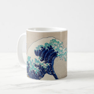 Hokusai Great Wave off Kanagawa. Vintage japan art Coffee Mug