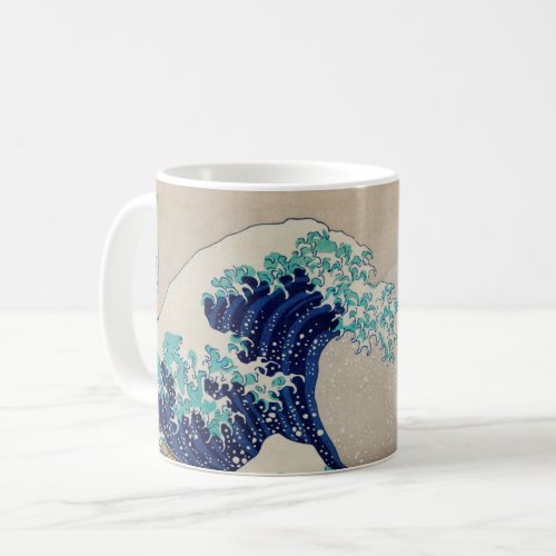 Hokusai Great Wave off Kanagawa Vintage japan art Coffee Mug