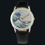Hokusai Great Wave off Kanagawa. Vintage japan art Watch<br><div class="desc">Katsushika Hokusai "The Great Wave off Kanagawa" watch. Vintage japan illustration.</div>