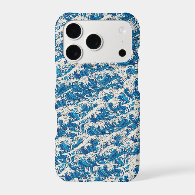 Hokusai Great Wave Pattern Iphone Case (Back)