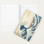 HOKUSAI - Great Wave Planner<br><div class="desc">"great wave", kanagawa, tsunami, hokusai, japanese, "wood block print", "mount fuji views", vintage, famous, ocean</div>