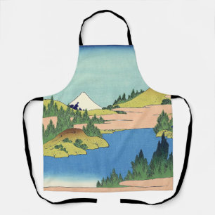 Hokusai Hakone Lake in Sagami Province Apron
